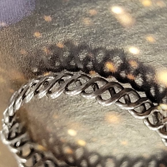 Antique Wedding band size 5 1/2 sterling - Picture 8 of 8